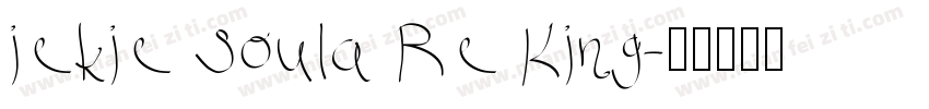 iekie Soula Re King字体转换